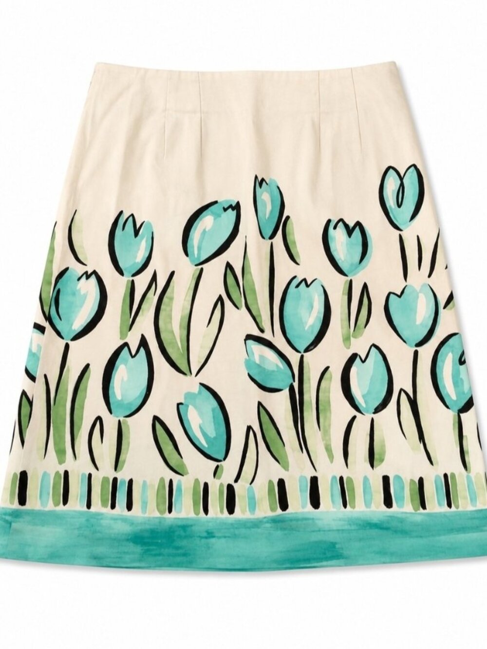 Midi Floral Skirt Size 4